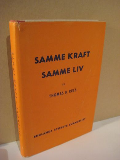 REES: SAMME KRAFT. SAMME LIV. 1958.