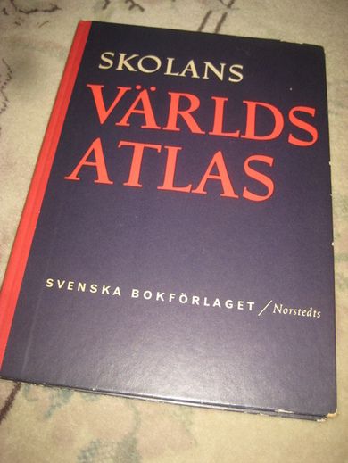 SKOLANS VARLDS ATLAS. 1967.