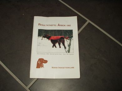 1992 Resultathefte / Årbok fra Norsk Irsksetterklubb