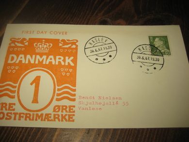 POSTFRIMERKE HASLEV 30 6 67