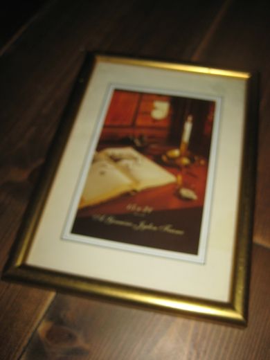 Gullramme til dine bilder? Ca 15*20 cm stor