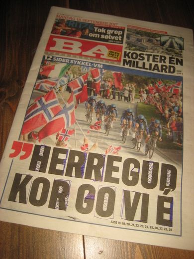 2017 NR 341 BA Sykkel VM