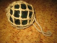 Kavlkule med meget pen innbinding Grønn 13 cm i diameter