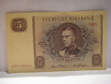 1963 5 KRONOR AO755671