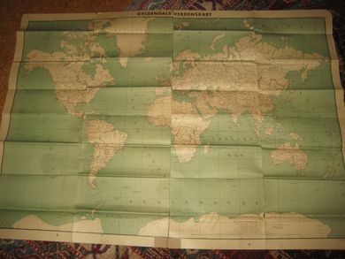 Gyldendals verdenskart 40-50 tallet