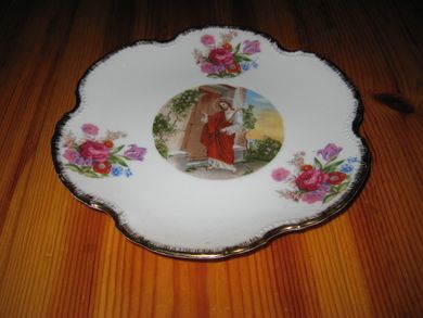 Pyntefat med kristusmotiv 20 cm i diameter