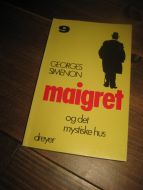 SIMENON MAIGRET OG DET MYSTISKE HUS Bok nr 9 1980
