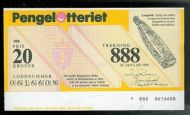 1988 trekning nr 888 Pengelotteriet