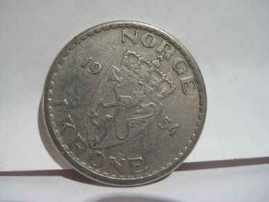 1954 1 krone