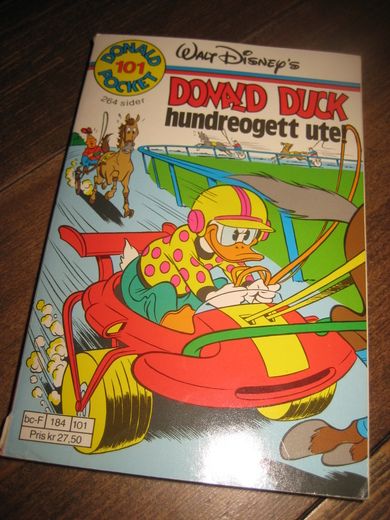donald duck HUNDREOGETT UTE! Bok nr 101