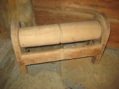 Gammelt spill til færing brukt ved pilkefiske fra båt 30-40 tallet