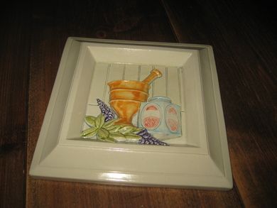 JIC design ca 18*18 cm stor porselen