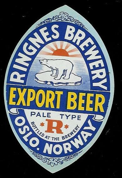 EXPORT BEER fra RINGNES BRYGGERI
