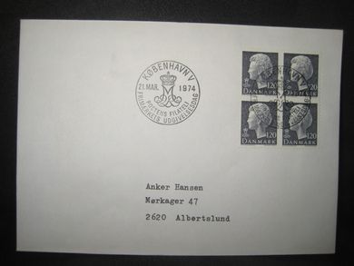 1974 21 mars POSTENS FILATELI 4 blokk