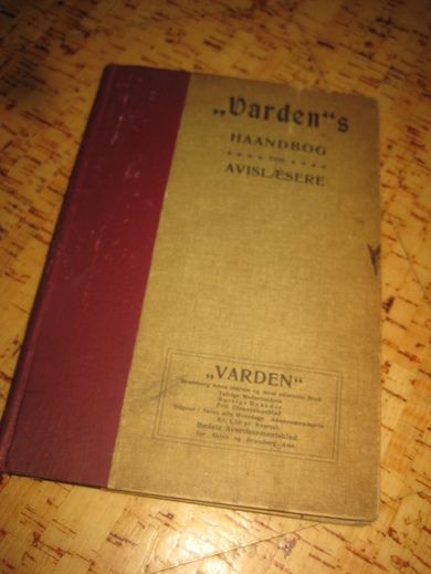 Havstad - Hammer: Varden's Haandbog for Avislæsere. 1903.