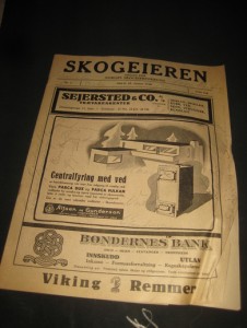 1940,nr 001, SKOGEIEREN. 