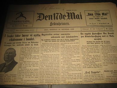 1928 nr 244 Den 17de Mai