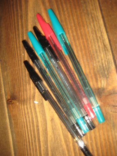 Lot med penner fra 80 tallet