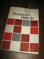 Studieplan 1980-81. Norges Tekniske Høgskule, Trondheim.