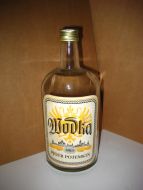 VODKA 75 %. PJOTR POTEMKIN. 70-80 tallet.