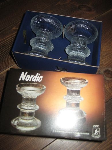 Eske med ubrukt innhold Nordic 2 stk Selges under ett 60 tallet