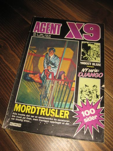 1985,nr 009, AGENT X9.