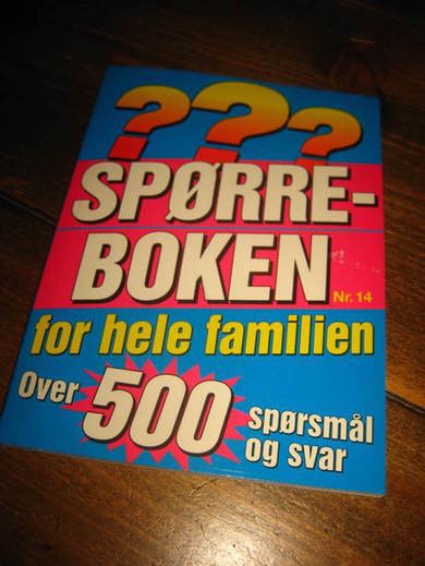 Spørreboken , Hjemmet, 2005.