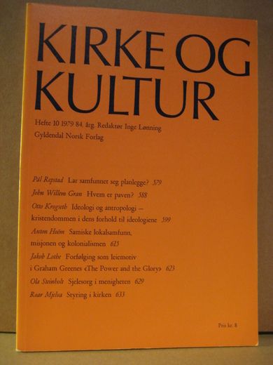 1979 nr 010 KIRKE OG KULTUR