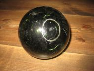 Pen mørk grønn kavlkule fra tidleg 1900 ca 11 cm i diameter