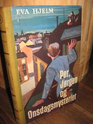 HJELM: Per Jørgen og Onsdagsmysteriet Bok nr 6 1954
