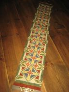 Pen sydd klokkestreng med messing oppheng Ca 90 cm høg