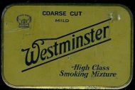 Westminster COARSE CUT fra Norsk Engelsk Tobaksfabrik. (NETO)