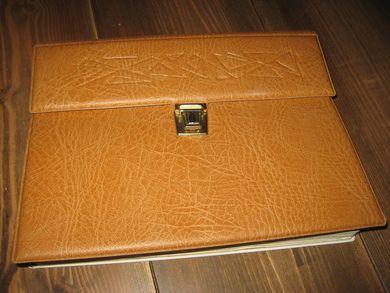 Regneskaps mappe med mange bur 70 tallet