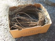 Bananeske med diverse tau linetau etc Noe du kan bruke til dekorasjon etc