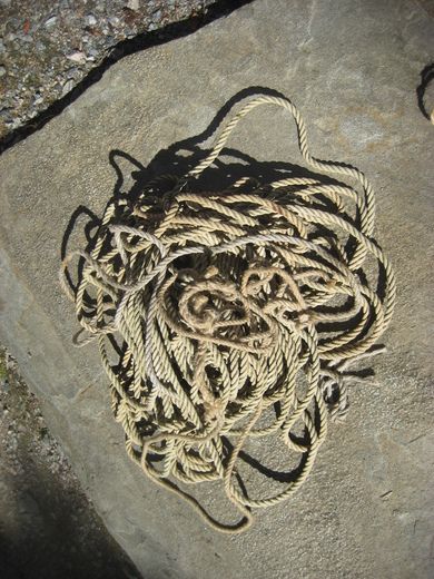 Bunte med tauverk fra gammel fiskebu noe for deg?