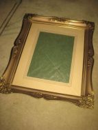 Ramme med sprekt glass, ca 23*29 cm stort. Dette er bilde nr 40.