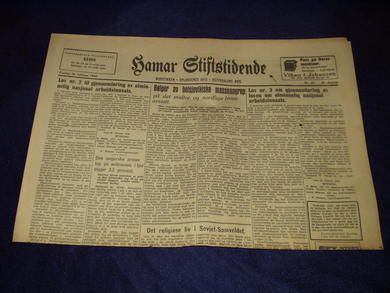 1943 nr 040 Hamar Stiftstidende