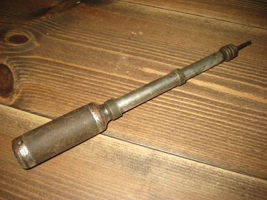 Eldre skrutrekker med dreibar sylynder 25 cm lang YANKEE NR 41 tidleg 1900