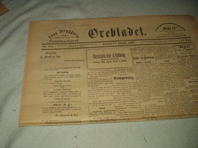 1905 nr 243 Ørebladet