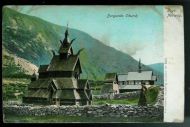 Borgunds Church Sogn Norway 1910