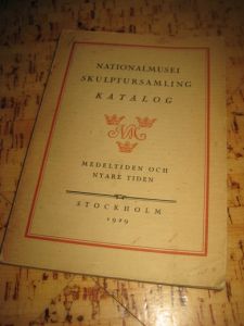 NATIONALMUSEI SKULPTURSAMLING KATALOG. 1929.