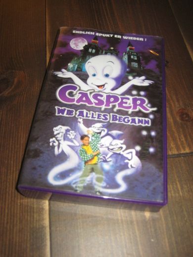 CASPER WIE ALLES BEGANN. Tysk VHS.