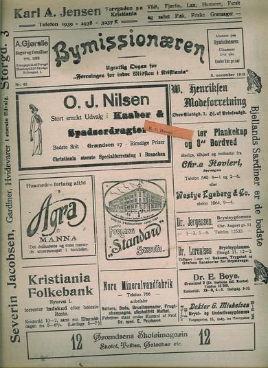 1913 nr 045 Bymissionæren