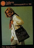 Hekla nettveske fra Solberg garn Strikkeoppskrift nr 156