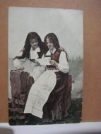 Hardanger. To Piger. H. Abel, Christiania. Nr 747.
