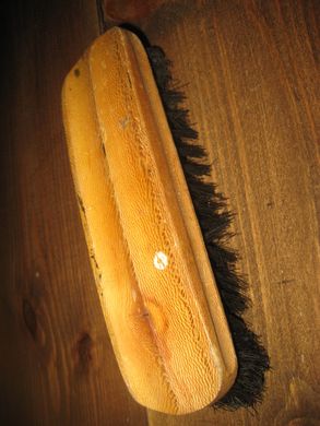 Trebørste for klær 70 tallet