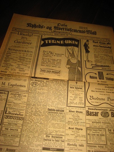 1929,nr 209, Oslo Nyheds- og Avertissements Blad.