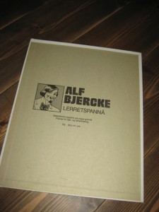 LERRETSPLATE fra Alf Bjercke