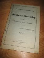 Hundrede og åttende årsberetning om Det Norske Bibelselskap. 1934.