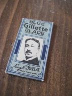 Blue Gillette BLADE. 